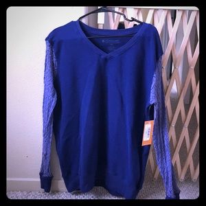 Autumn Calabrese blue/purple sweater